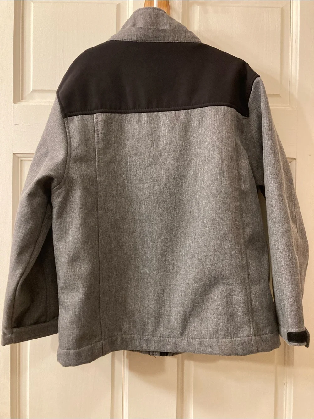 RBX Grey and Black Kids Jacket with Orange Logo